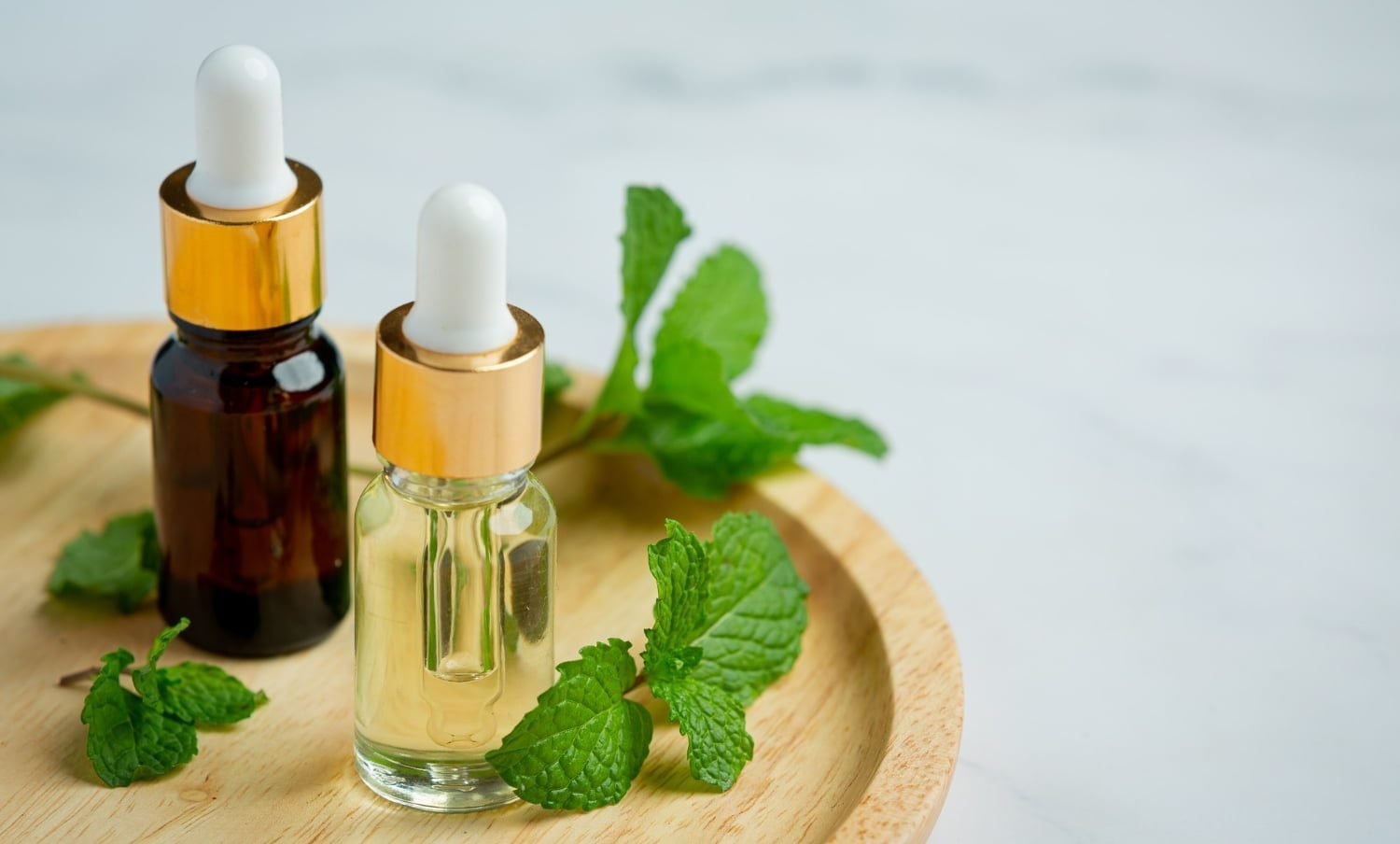 Flacon d huile essentielle