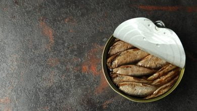 Boîte de conservere ouverte