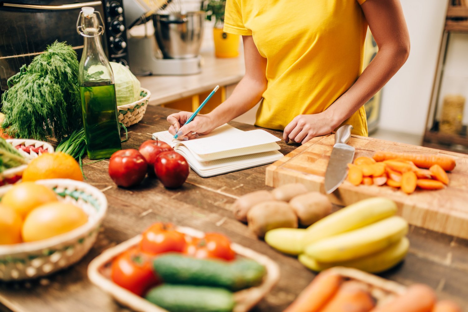 Photo femme en cuisine