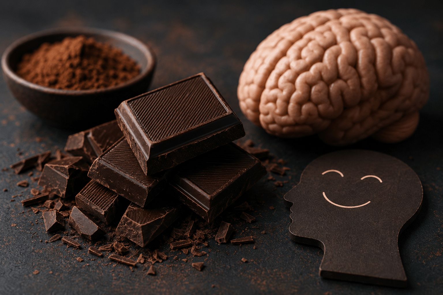 Chocolat noir: des bénéfices sur la santé cérébrale et la stabilité de l’humeur