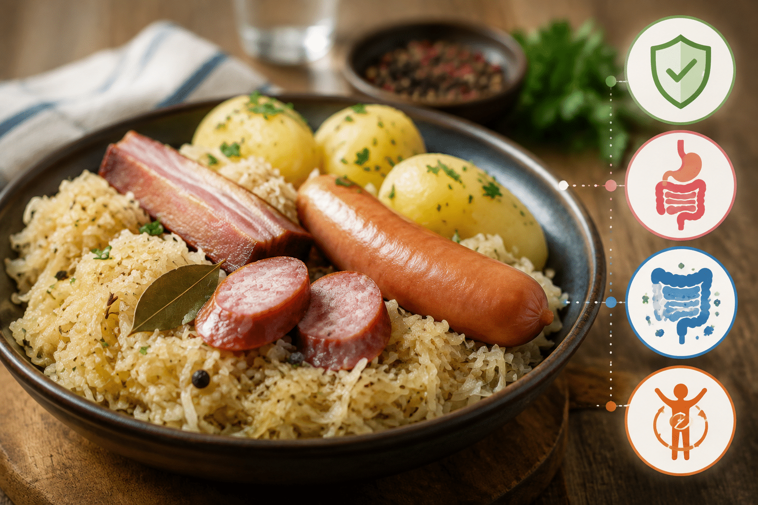 Nutrition: 4 bénéfices de la consommation régulière de choucroute