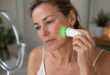 Taches brunes et inflammation cutanées : la thérapie par la lumière verte