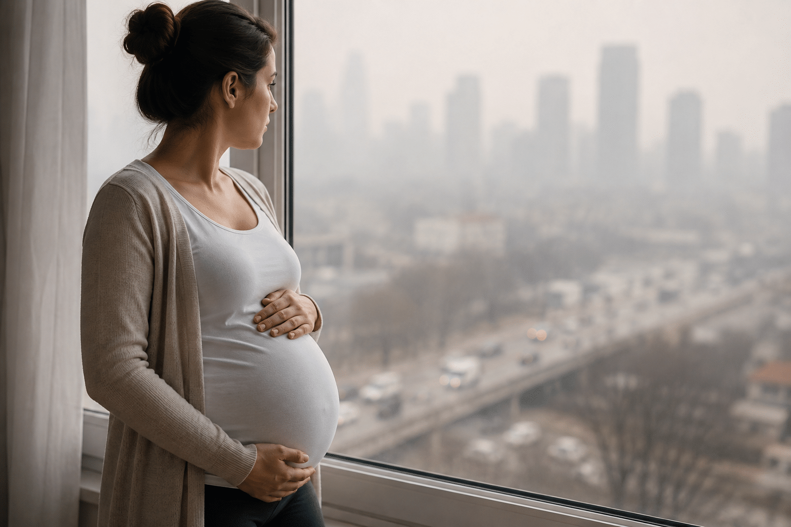 L’impact négatif de la pollution de l’air sur la grossesse varie selon le trimestre
