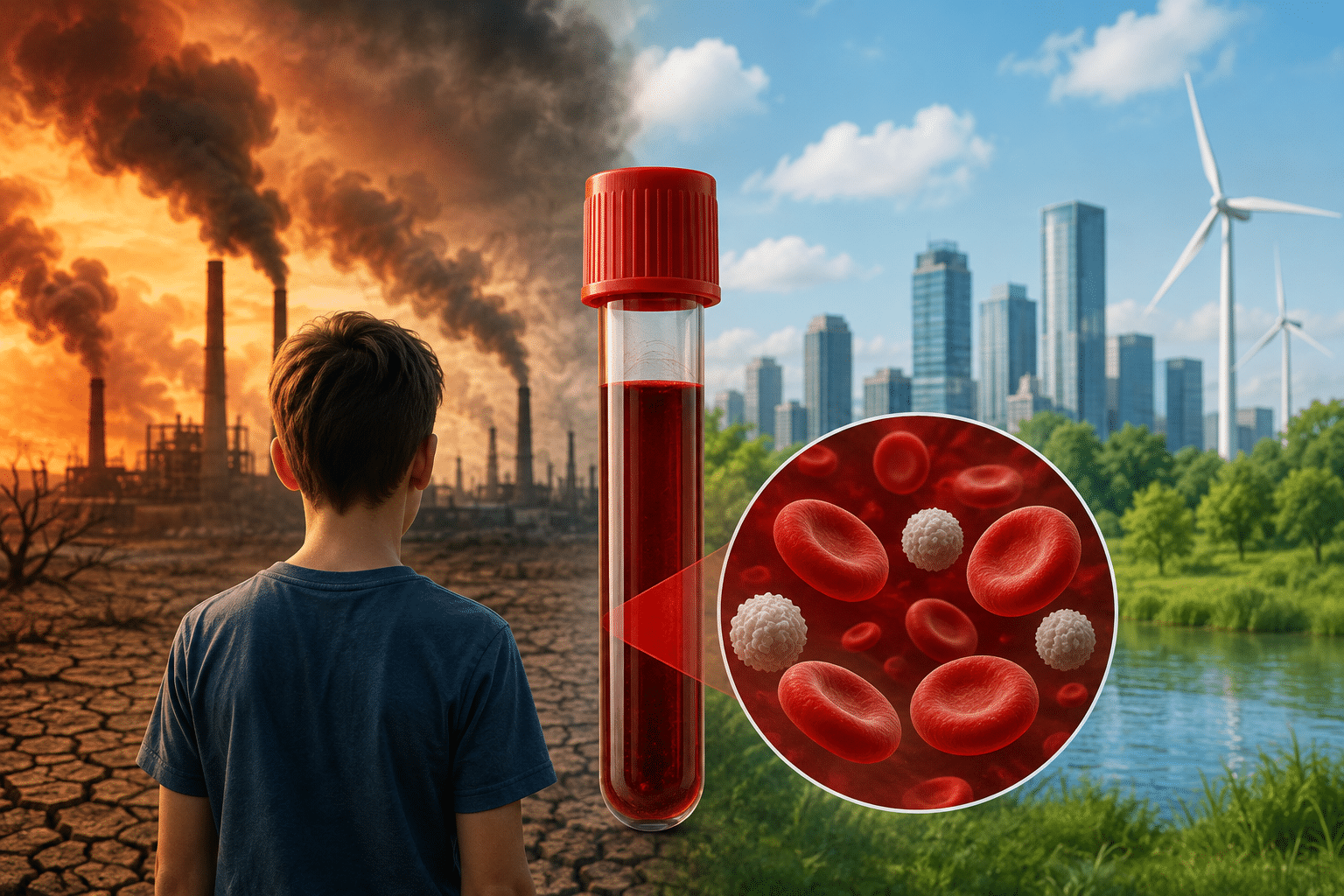 Le changement climatique change la formulation du sang : un risque pour la santé des plus jeunes selon cette étude